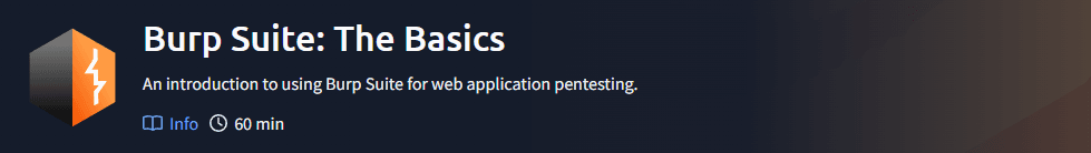 Burp Suite: The Basics Banner