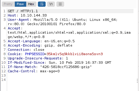Burp Suite get request