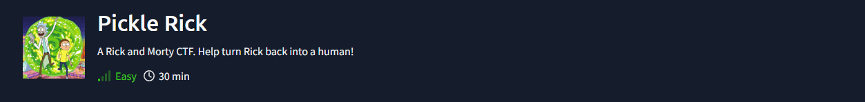 Pickle Rick Room Banner