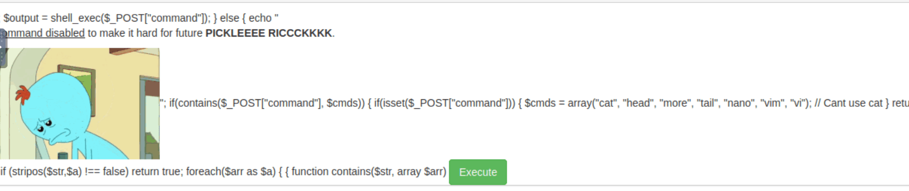 Reading the portal php file