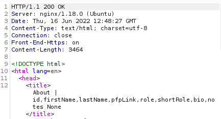Succesfully identifying all columns in table