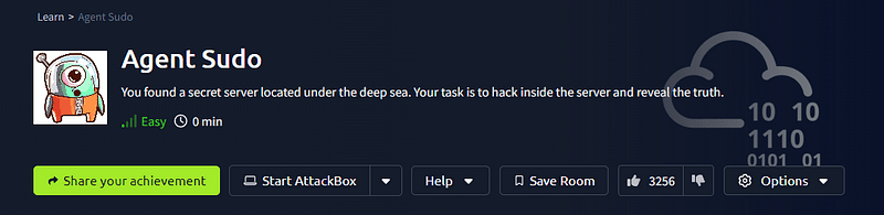 Agent sudo! He’s a cute one