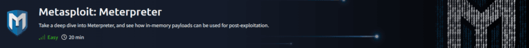 TryHackMe: Metasploit Meterpreter - Complete Walkthrough