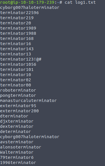 Reading attention text file