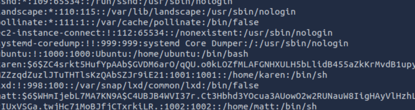 Running unshadow once more