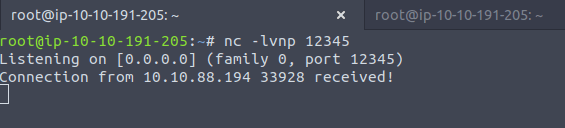 Receiving a connection