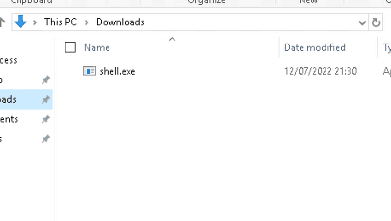 Calling the exe file on the Windows machine