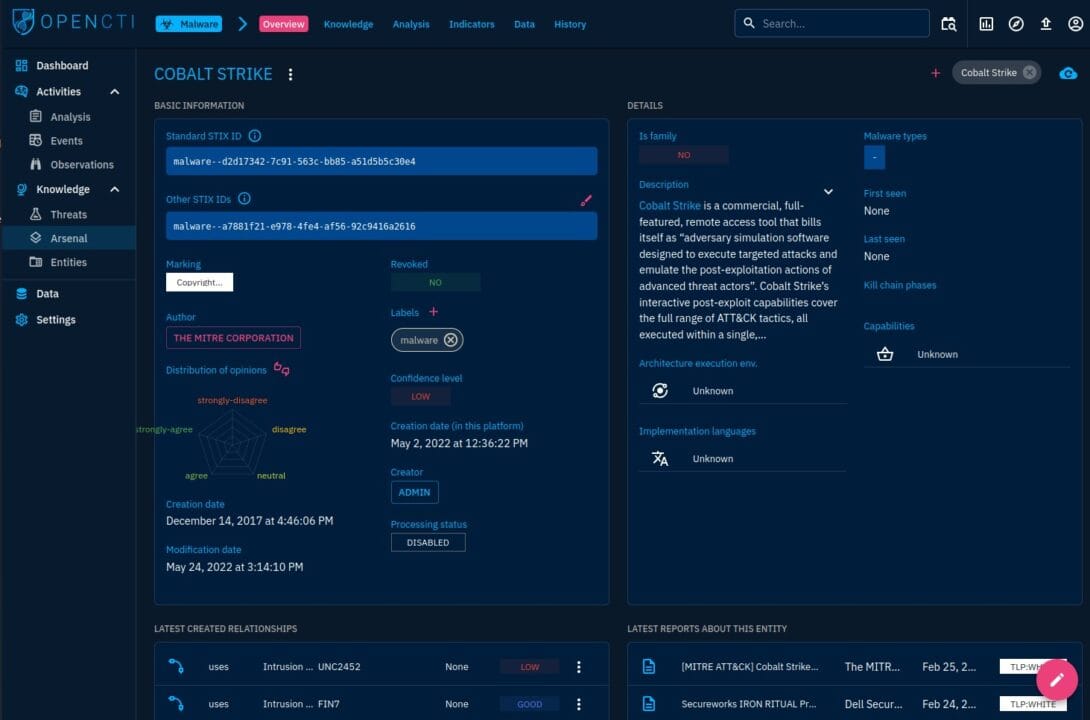 TryHackMe: OpenCTI Complete Walkthrough (SOC Level 1)