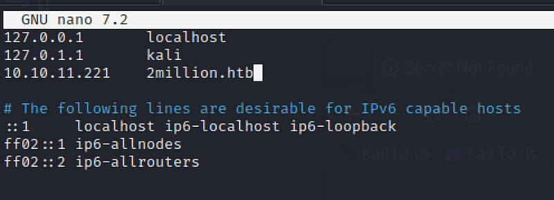 Editing the :etc:hosts file
