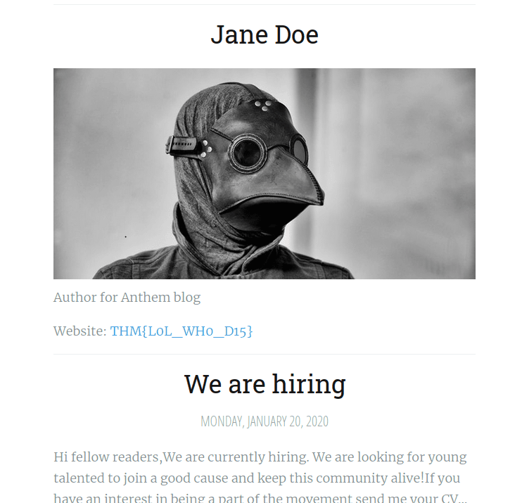 Jane Doe is the name