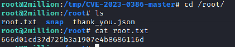 Reading the root flag