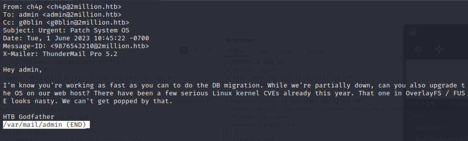 Reading the spoof file