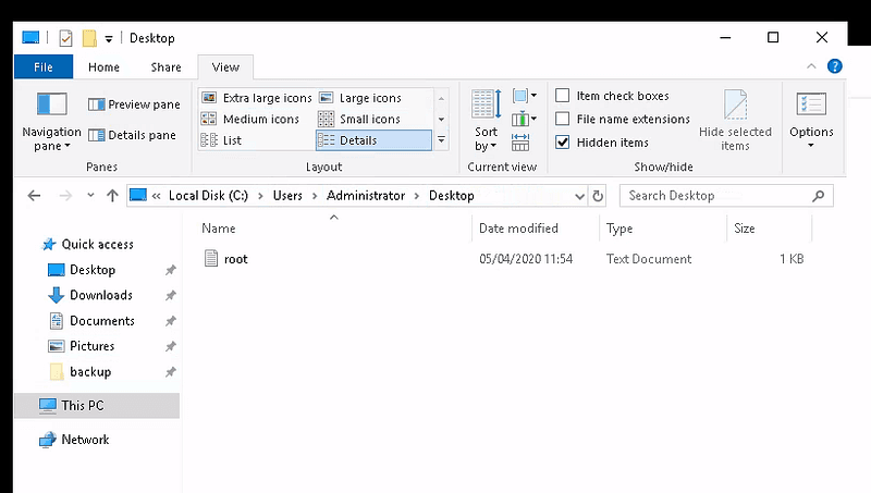 We found the root flag!