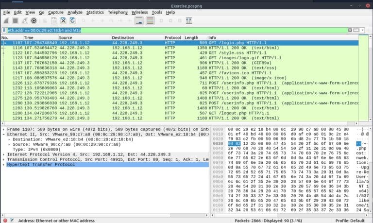 TryHackMe: Wireshark Traffic Analysis Walkthrough