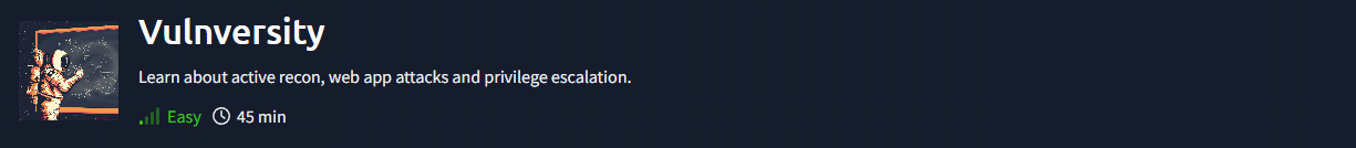 Vulnversity Room Banner