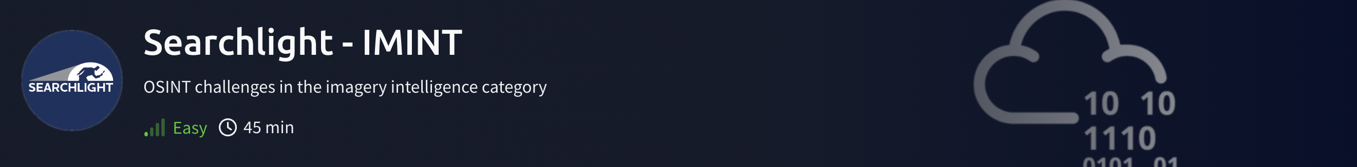 Searchlight banner